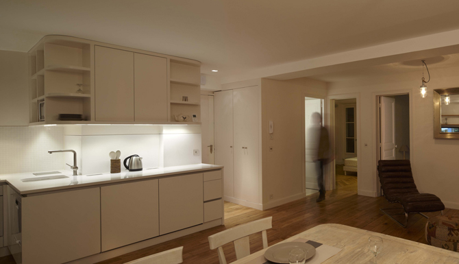 Réaménagement appartement (maçonnerie, plâtrerie, carrelage)